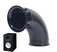 Tubo de Puerto de Altavoces - 2.13x3.94 Pulgadas Box Bass Air Ports | CurvedSubwoofer Reflex Tube Bass Woofer Box - Cesors Altavo Duct Outlet Tubos de guía espesados curvos para el hogar