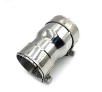 Tubo de Punta Cola Escape Silenciado Adaptador Reductor De Tubo De Escape De Acero Inoxidable Motocicleta Y Coche Accesorio Universal Silenciador De Escape Tubo Soldado Perfecto(54MM-60MM)