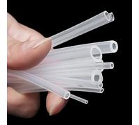 Tubo de PVC, manguera flexible caucho silicona grado alimenticio, tubo transparente 1 metro, 2 3 4 5 6 7 8 10 mm diámetro salida(2x3mm)