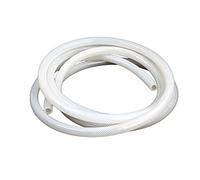 Tubo de PVC Manguera Tubería de Agua, Tubo de goma silicona for ingeniería automotriz, blanco, 12-16mm x 18-24mm, 1M(12.7 * 20mm*1m)