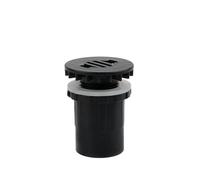 Tubo de PVC negro de 20 a 50 mm, codo de 90°, conectores directos, juntas de desbordamiento gruesas for acuarios, entrada y salida de riego for jardín.(Style 4(I D),32mm(1Pc))