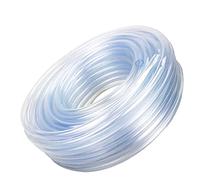 Tubo de PVC Transparente de 5/16 ", 100 Metros, 8 mm de diámetro Interno x 10 mm de diámetro Exterior, tubería de Agua Flexible, Manguera para Estanque de Acuario, Manguera de plástico para Aceite c