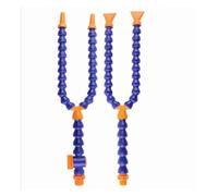 tubo de refrigerante flexible Boquilla redonda plana, tubo de refrigerante aceite flexible, manguera enfriamiento, torno metal 1/4 3/8 1/2 L 400-600mm(A,L600MM_3/8")