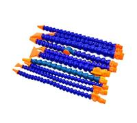 tubo de refrigerante flexible Máquina herramienta tubería de agua refrigeración 1/4 "3/8" 1/2 "BPS macho torno CNC centro mecanizado spray junta bambú universal(Yuan 400mm,1I4)