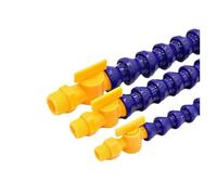 tubo de refrigerante flexible Tubo neumático G 3/4, rosca macho, manguera de refrigerante aceite agua Flexible plástico(Flat500mmWithSwitch)