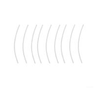 Tubo de Relleno Tanque para wc PVC Flexible Tubo de Relleno Tanque(White 9pcs)