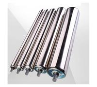 Tubo de repuesto de rodillo de acero inoxidable de 25 mm de diámetro, paquete de 5 unidades para sistemas de transportador y aplicaciones industriales y de alto rendimiento