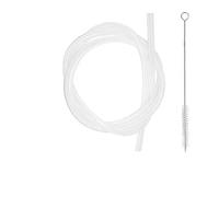 Tubo De Repuesto De Silicona For Máquina De Café Automática, Tubo De Leche De 2 M Con Cepillo Limpio, Adecuado For Ninova, Compatible Con JURA, Compatible Con Melitta, Transmisión Silenciosa