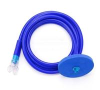 Tubo De Respiración for Buceo, Tubo De Respiración Subacuático Con Boquilla, Respirador Completamente Seco, Tubo De Respiración Largo, Manguera De Entrenamiento De Silicona(Double tube 118 Inch)