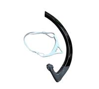 Tubo de respiración Frontal de Entrenamiento Snorkels de Entrenamiento Buceo Submarino Equipo de Snorkel para/niños Natación cómoda Manguera de respiración de Aire subacuática