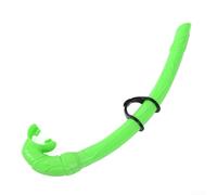 Tubo de respiración Snorkel hecho de material de PVC, comodidad y funcionalidad en natación, esnórquel y buceo libre (verde)