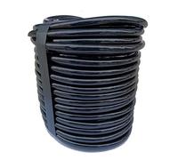 Tubo de riego por goteo de 32 pies, 1 4 pulgadas, manguera de jardín en blanco, línea de riego para sistemas pequeños, flexible de PVC, rama principal, microriego, compatible con accesorios de púas