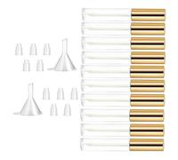 Tubo de rímel vacío de 10 ml con barra de pestañas botella recipiente de crema embudo y tapón de salida para mujeres y niñas vacía tubo de rímel varita mágica