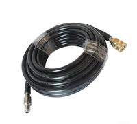 Tubo de salida de agua con conector de cabeza macho de 1/4, apto para máquinas de limpieza de alta presión, longitudes de manguera de 5 m y 10 m para lavado de coches y jardín (7 m)