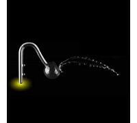 Tubo de Salida de Vidrio para Acuario Plantas, Filtro Exterior, Diámetro Exterior 13MM, Forma Semicircular - Material de Borosilicato Resistente, Circulación Moderada de Agua par