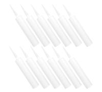 Tubo de Sellador de 300ml Tapa y Punta Recortable Recargable | PE Plástico Reutilizable, Compatible Herramientas Estándar, para Cocina, Marcos de Puerta y Azulejos