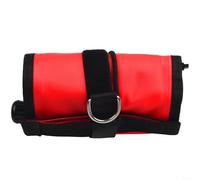Tubo de señal de salchicha de seguridad inflable para uso de marcador de superficie al realizar ejercicios de navegación subacuática (1,2 m x 15 cm, rojo)