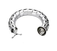 Tubo De Serpentina, Organizador De Cable Flexible, 1 Pieza, Manga De Gestión De Alambre, Envoltura De Cordón De Altavoces, Función De Enrutamiento Sin Fricción, Para Configuración Del Escritor