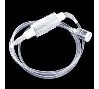 Tubo de sifón de cervecería, filtro de sifón de cerveza casera de 2 m, bomba de sifón manual de manguera de tubo suave para vinos, cerveza de vino, equipo de elaboración de cerveza reutilizado (79.8