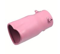 Tubo De Silenciador De Escape Tubo De Escape Universal Para Coche 61 Mm Metal Grueso Con Forma Corazón Silenciador Ajustable Bocina Modificada Puntas De Escape