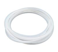 Tubo de silicona 5 mm ID X 8 mm DE, 1,5 metros, LAVMHAB. Tubos de silicona aptos para alimentos. Tubo de silicona flexible. Tubos transparentes de agua y aire. Tubos y tuberías para la bomba de