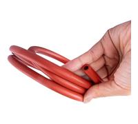 Tubo de silicona, 8 mm de diámetro interior x 11 mm/12 mm de diámetro exterior, manguera de aire de goma de 1 a 5 metros, roja, 1 unidad, for drenaje y transferencia de líquidos.(8x11mm(1m))