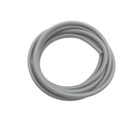 Tubo de silicona de 5 metros de diámetro interior, 2, 3, 4, 5, 6, 7, 8, 9, 10 y 12 mm, manguera de goma flexible, tubería de agua potable, conector de agua, manguera(Light Grey,5 METER_OD 8XID 5MM)