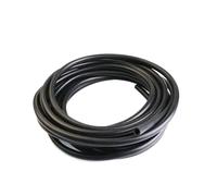 Tubo de silicona flexible de alta temperatura, Manguera de combustible refrigeración al vacío silicona negra, tubo ID 1-2m, alta temperatura, presión, 5 metros(10MM*15MM)