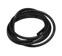 Tubo de silicona flexible de alta temperatura, Manguera de silicona, tubo refrigeración al vacío, conector agua, 1 metro, varios tamaños multicolores(Black,10 * 16MM)