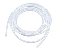Tubo de silicona LAVMHAB 7 mm DI X 10 mm DE, 5 metros (16,4 pies), manguera de grado alimenticio flexible de silicona de tubos de manguera de aire y agua transparente para bomba de transferencia