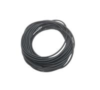 Tubo de silicona, manguera de goma flexible, tubo flexible for beber, conector de agua(Black,1 METER_OD 7XID 4MM)