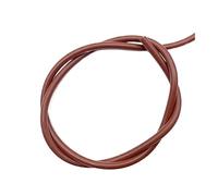 Tubo de silicona, manguera de goma flexible, tubo flexible for beber, conector de agua(Brown,1 METER_OD 10XID 8MM)