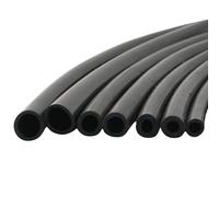 Tubo de silicona negro Manguera de goma flexible 1 2 4 5 6 7 8 9 10 11 12 14 16 mm Tubo de silicona suave flexible(10 Meters,ID 16mm x OD 20mm)