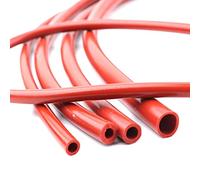 Tubo de silicona roja 1 m, manguera goma flexible 3 a 50 mm, engrosada, for bomba aire caliente universal(19 X 25mm)