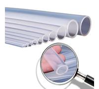 tubo de silicona transparente 9mm D.ext x 5mm D.int, tubo silicona flexible, manguera de silicona de grado alimentario, tubo alta temperatura y bajas -60ºC hasta 200ºC FDA 5 metros