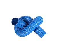 Tubo de succión de Polvo Industrial de 1 Metro, 30-100 mm, Manguera Flexible de plástico PVC Azul, Tubo de eliminación de Polvo, Conector Suave Corrugado (Azul, D 32 cm)