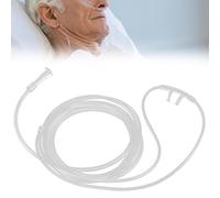 Tubo de Suministro de Oxígeno, Plástico Transparente, Comodidad, Cánula Suave para Adultos, Tubo de Oxígeno Nasal Doméstico para Pacientes de Edad Avanzada(2m)