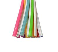 Tubo de tira de neón de silicona de 6 mm Canal de luz LED flexible suave 10 M(White)