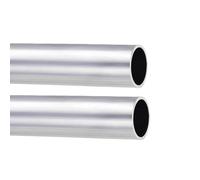 Tubo de titanio TA2, pared de 1 mm, 500 mm, ligero, gran actividad química, buen rendimiento a baja temperatura, for automoción, 2 piezas(OD 18mm)