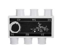 Tubo de Tono de Sintonizador, Juncos de Latón Sintonizado a Mano Tonos de Tubería de Tono de Sintonizador e B G D a e para Guitarras Eléctricas o Acústicas