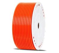 Tubo de tubería de poliuretano neumático Manguera de compresor de aire de PU, tubo neumático, varios tamaños, multicolor(Oranje,OD8 x ID5)