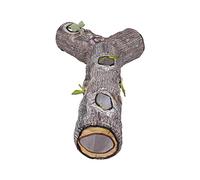 Tubo de túnel para gatos, túnel de juego interactivo lavable y plegable con diseño de grano de madera, túnel retráctil para mascotas para gatos, conejos