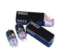 Tubo de vacío 6922 Pin Dorado reemplaza E88CC ECC88 6N11 6DJ8 for Amplificador de Tubo Amplificador de Audio HiFi(6922 Silver Foot,2 pcs)