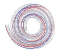 tubo de vacío de alta presión, Manguera flexible de alambre acero PVC, baja presión, 5 mm espesor pared, 3,28 pies, varios tamaños, paquete(ID 38mm)