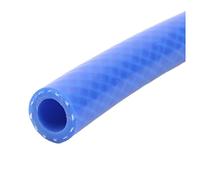 Tubo de vacío de silicona rojo/azul de 1M, 6-32mm ID, manguera de goma trenzada reforzada, tubería de aire y agua, línea de alta presión resistente al calor(Blu,ID 22 x OD 29mm)