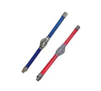 Tubo de vacío flexible y plegable, compatible con aspiradoras Dyson V7, V8, V10 y V11. Tubo de extensión plegable de aluminio de repuesto.(Red Blue 2PCS)