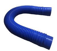 Tubo de ventilación Industrial de PVC Azul - Manguera de Escape con Fuelle de Caucho y plástico de 300 cm, conducto telescópico Flexible para Sistemas de ventilación y gestión del Flujo de a