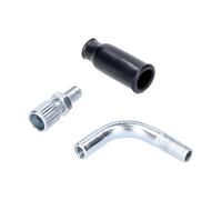 Tubo del cable del acelerador curva 90° para carburador Dellorto PHVA 12-17.5 mm