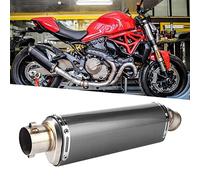 Tubo Del Silenciador De Escape, Punta Del Silenciador, Tubo De Escape Universal Para Scooter De Motocicleta De 51 Mm / 2 Pulgadas Ajuste De Textura De Fibra De Carbono Para R3 R6 R15