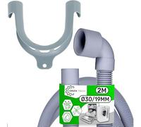 Tubo Desague de Lavavajillas Universal 2 m Ø 30/19 mm Recto y en Angulo